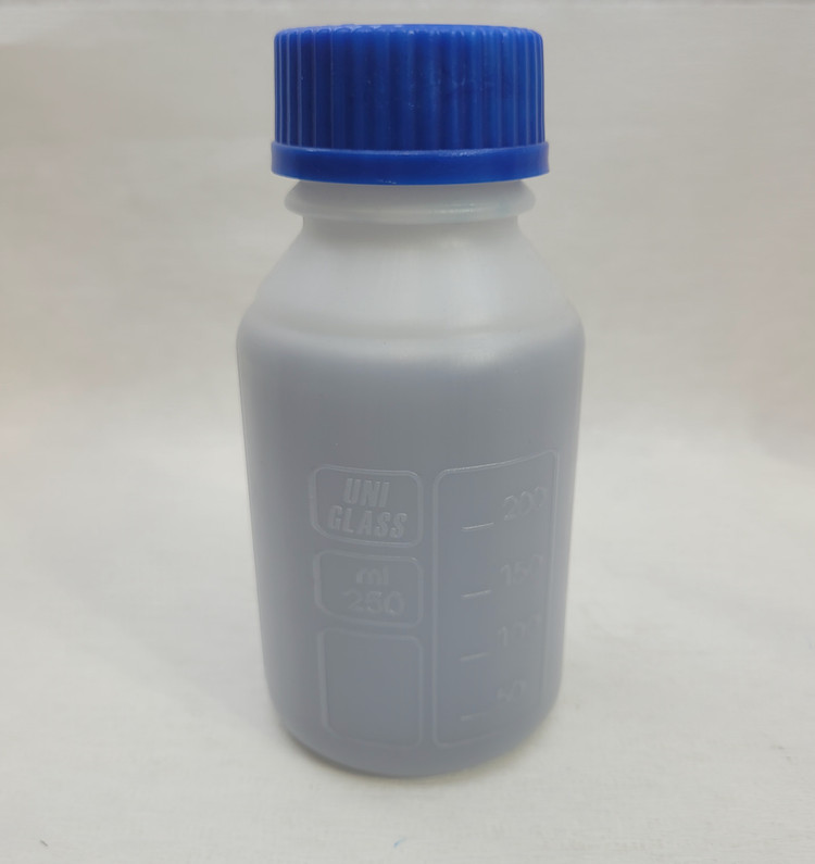 بطری درب آبی 250cc پلاستیکی