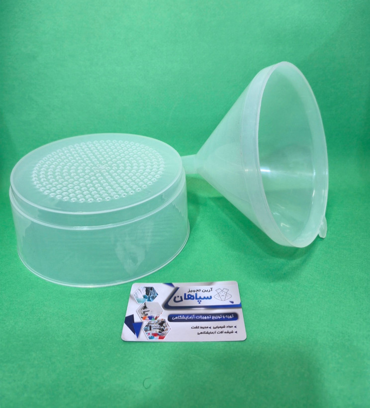 قیف بوخنر پلاستیکی 10cm