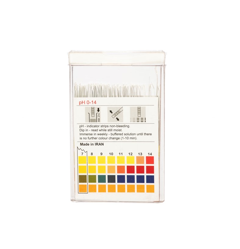 کاغذ PH متر 14-0 ایرانی (کاغذ پی اچ )